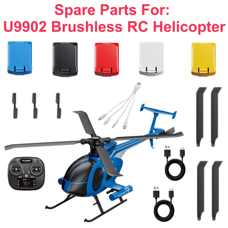 Rc Helicopter Coaxial - Helicóptero RC U9902 com Fluxo Óptico