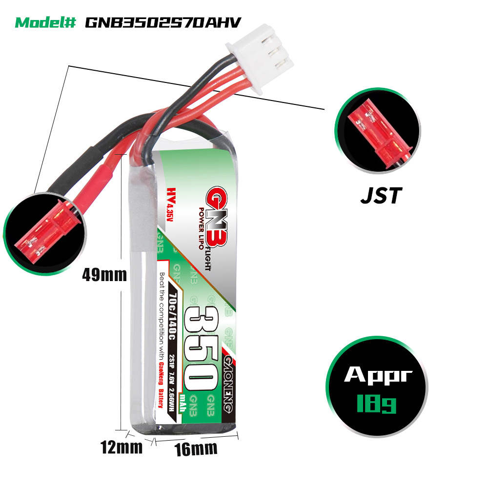 Bateria Lipo GAONENG GNB 2S 7. - Rc Helicopter Battery avaliação e preço